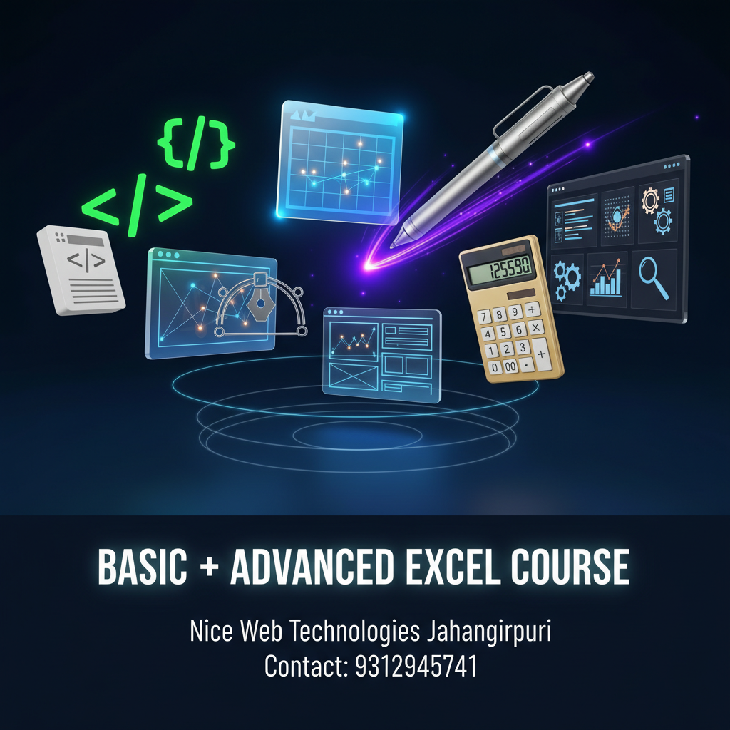 BASIC+ADV. EXL - Computer Course in Jahangirpuri Delhi
