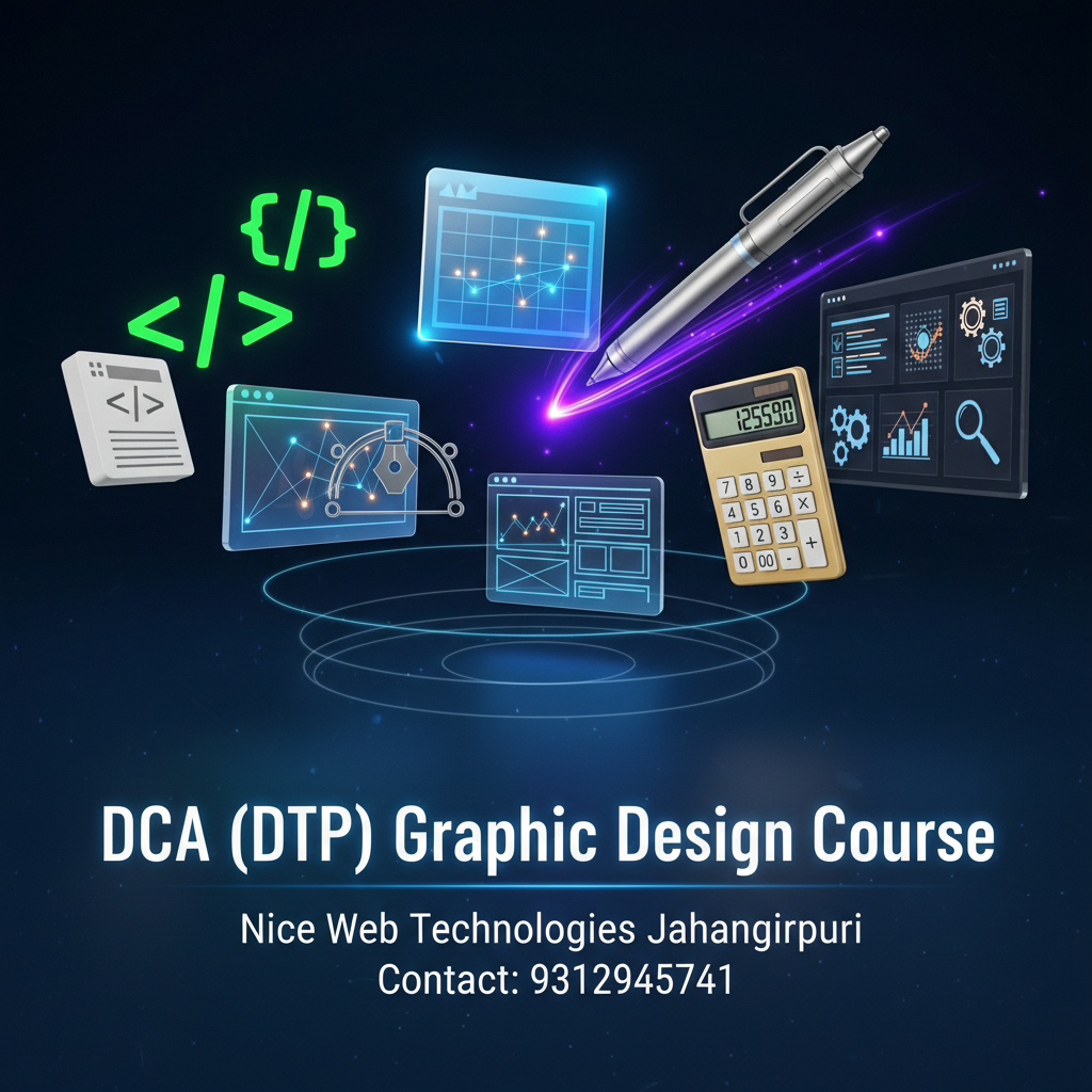 Learn Basic computer and Graphic Design in jahangirpuri Delhi